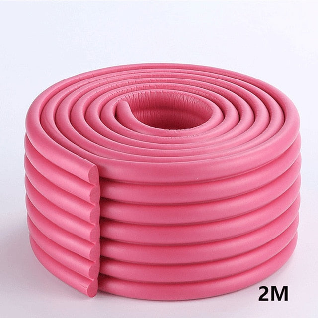 2M Children Protection Table Guard Strip Baby Safety Products Glass Edge Furniture Horror Crash Bar Corner Foam Bumper Collision