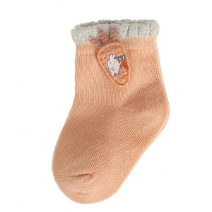 1 pair Baby Socks Boys Girls Cartoon Accessories Decorative Socks Cotton Kids Socks Soft Newborn Socks Clothes Accessories