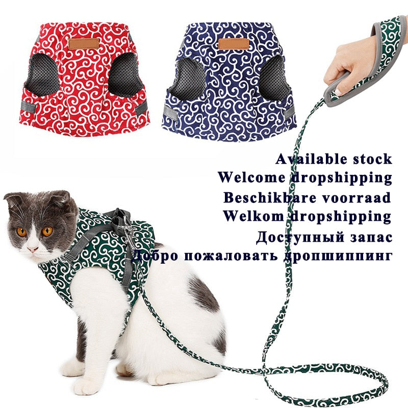 Pet Dog or Cat Vest  set