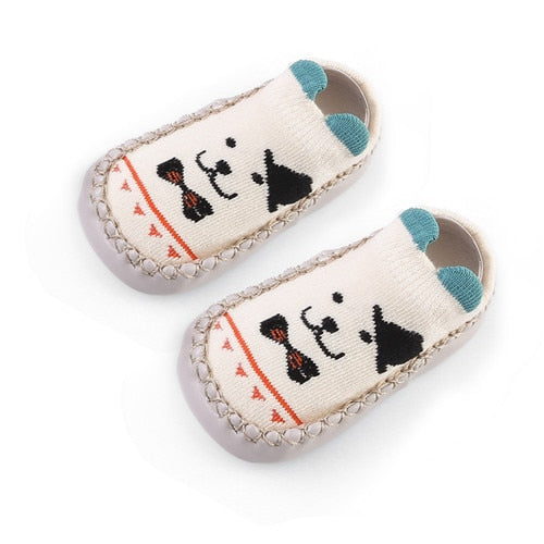 2020 New born Baby Socks With Rubber Soles Infant Baby Girls Boys Shoes Spring Autumn Baby Floor Socks Anti Slip Soft Sole Sock