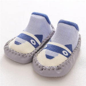 2020 New born Baby Socks With Rubber Soles Infant Baby Girls Boys Shoes Spring Autumn Baby Floor Socks Anti Slip Soft Sole Sock