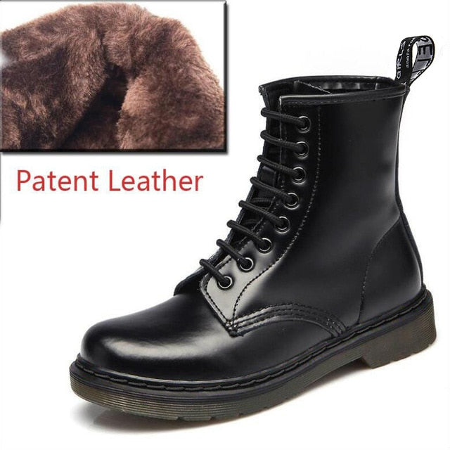 2020 Boots Women Genuine Leather Shoes For Winter Boots Shoes Woman Casual Autumn Genuine Leather Botas Mujer Female Ankle Boots