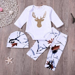 3PCS Sets Newborn Baby Boys Girls Clothes 2020 Summer Little Wizard Arrived Tops T-shirt+Halloween Pants+Hat Infant Baby Outfit