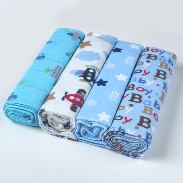 100% Cotton Muslin Diapers Baby Swaddle Baby Blankets Newborn Muslin Blanket Infant Wrap Soft Children's Blanket Swaddle Wrap