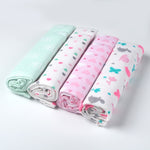 100% Cotton Muslin Diapers Baby Swaddle Baby Blankets Newborn Muslin Blanket Infant Wrap Soft Children's Blanket Swaddle Wrap