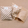 25pcs Kraft Paper Bags Treat Candy Bag Chevron Polka Dot Bags for Wedding Birthday New Year Party Favors Supplies Christmas Bag