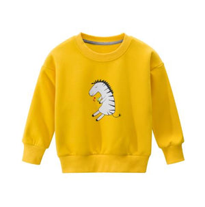 Boys 2020 Top Long Sleeve Clothes Children Boy Girl Clothing Print Cartoon Child Dinosaur Fashion Sweatshirt Spring And Autumn