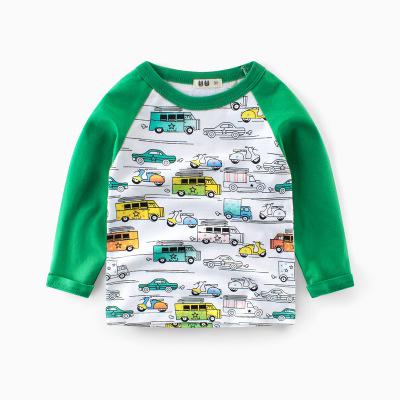 Boys 2020 Top Long Sleeve Clothes Children Boy Girl Clothing Print Cartoon Child Dinosaur Fashion Sweatshirt Spring And Autumn