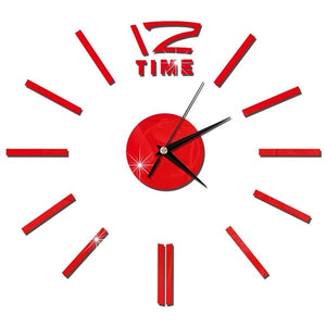 2019 New 3D Wall Clock Mirror Wall Stickers Fashion Living Room Quartz Watch DIY Home Decoration Clocks Sticker reloj de pared