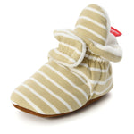 נעלי גרבי תינוק שזה עתה נולד כוכב ילדה ילד פעוטות הליכונים הראשונים נעלי כותנה נוחות נעלי עריסה לתינוק חם להחליק