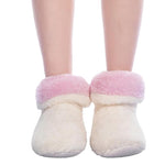 FRALOSHA Wholesale Women Plush Home slippers Coral Fleece Indoor Floor Sock Winter Foot Super Soft Warm Bottom Slipper