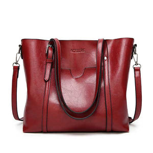 ACELURE Women bag Oil wax Women's Leather Handbags Luxury Lady Hand Bags With Purse Pocket Women messenger bag Big Tote Sac Bols