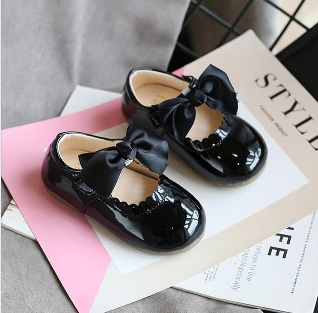 Newest Summer Kids Shoes 2020 Fashion Leathers Sweet Children Sandals For Girls Toddler Baby Breathable PU Out Bow Shoes