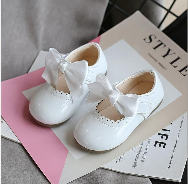 Newest Summer Kids Shoes 2020 Fashion Leathers Sweet Children Sandals For Girls Toddler Baby Breathable PU Out Bow Shoes