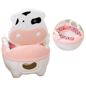 Boys Potty Toilet Seat Baby Pot For Children Baby Potty Training Girls Portable Toilet Bedpan Comfortable Backrest Cartoon Pots