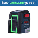 BOSCH רמת לייזר GLL30G אור ירוק אופקי אנכי דיוק גבוה שני קו מכשיר פילוס אוטומטי פנימי או חיצוני