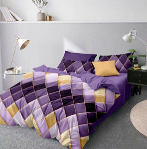 Jane Spinning Geometric Print Bedding Set Queen Comforter Bedding Set King Size Double Bedding Cover Bed Linen Stain RR55#