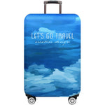 JULY'S SONG Trolley Luggage Cover Travel Suitcase Case Elastic Suitcase Protective Covers For 18-32 Inch Luggage Cover