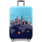 JULY'S SONG Trolley Luggage Cover Travel Suitcase Case Elastic Suitcase Protective Covers For 18-32 Inch Luggage Cover