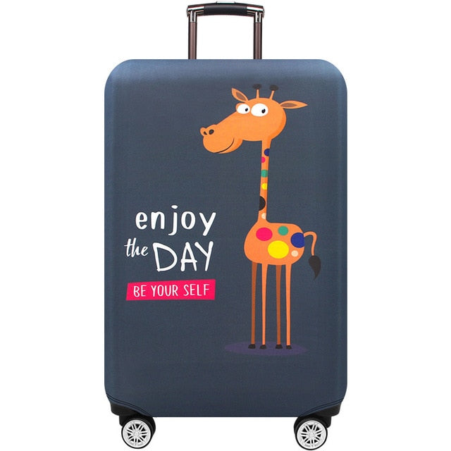 JULY'S SONG Trolley Luggage Cover Travel Suitcase Case Elastic Suitcase Protective Covers For 18-32 Inch Luggage Cover