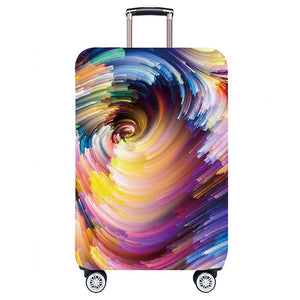 JULY'S SONG Trolley Luggage Cover Travel Suitcase Case Elastic Suitcase Protective Covers For 18-32 Inch Luggage Cover