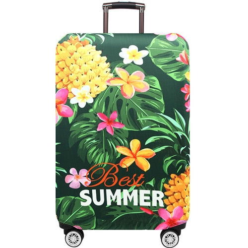 JULY'S SONG Trolley Luggage Cover Travel Suitcase Case Elastic Suitcase Protective Covers For 18-32 Inch Luggage Cover