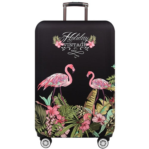 JULY'S SONG Trolley Luggage Cover Travel Suitcase Case Elastic Suitcase Protective Covers For 18-32 Inch Luggage Cover