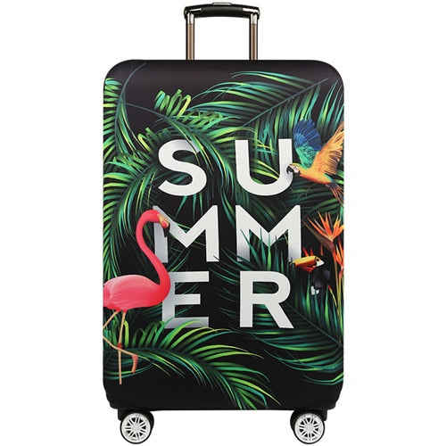 JULY'S SONG Trolley Luggage Cover Travel Suitcase Case Elastic Suitcase Protective Covers For 18-32 Inch Luggage Cover