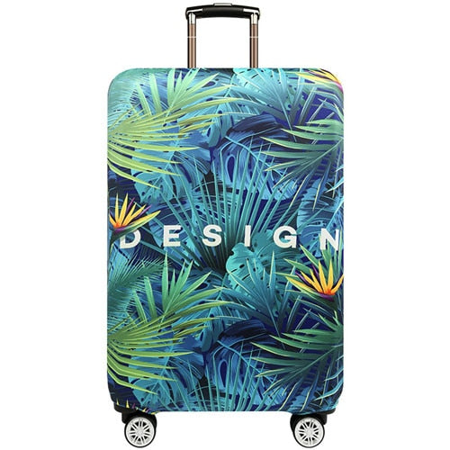 JULY'S SONG Trolley Luggage Cover Travel Suitcase Case Elastic Suitcase Protective Covers For 18-32 Inch Luggage Cover