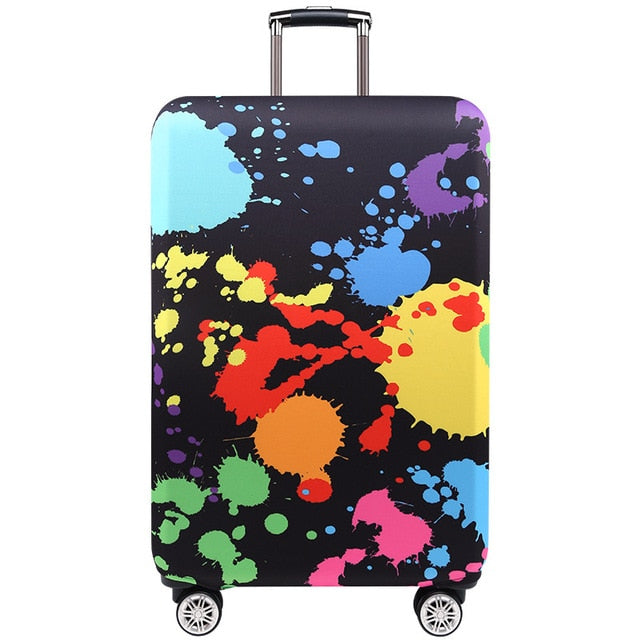 JULY'S SONG Trolley Luggage Cover Travel Suitcase Case Elastic Suitcase Protective Covers For 18-32 Inch Luggage Cover