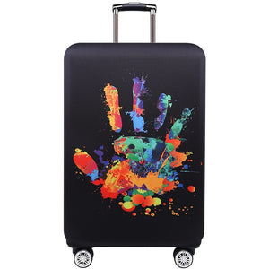 JULY'S SONG Trolley Luggage Cover Travel Suitcase Case Elastic Suitcase Protective Covers For 18-32 Inch Luggage Cover