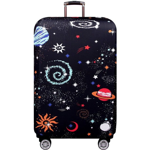 JULY'S SONG Trolley Luggage Cover Travel Suitcase Case Elastic Suitcase Protective Covers For 18-32 Inch Luggage Cover