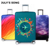 Thicker Travel Luggage Protective Cover Suitcase Case Cover Travel Accessories Elastic Luggage Cover Apply to 18-32inch Suitcase