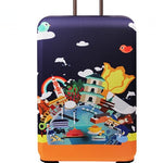 Thicker Travel Luggage Protective Cover Suitcase Case Cover Travel Accessories Elastic Luggage Cover Apply to 18-32inch Suitcase