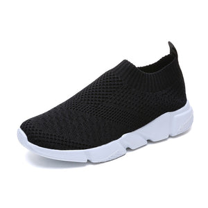 Rimocy Plus Size 46 Breathable Mesh Platform Sneakers Women Slip on Soft Ladies Casual Running Shoes Woman Knit Sock Shoes Flats