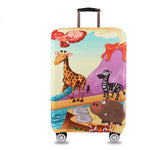 JULY'S SONG Trolley Luggage Cover Travel Suitcase Case Elastic Suitcase Protective Covers For 18-32 Inch Luggage Cover