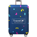 JULY'S SONG Trolley Luggage Cover Travel Suitcase Case Elastic Suitcase Protective Covers For 18-32 Inch Luggage Cover