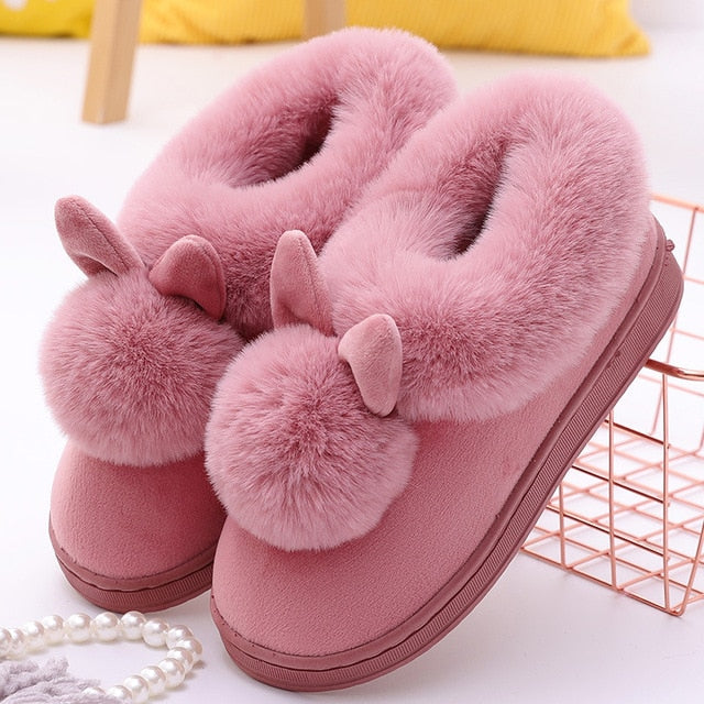 git Home Slippers pink Rabbit Earst