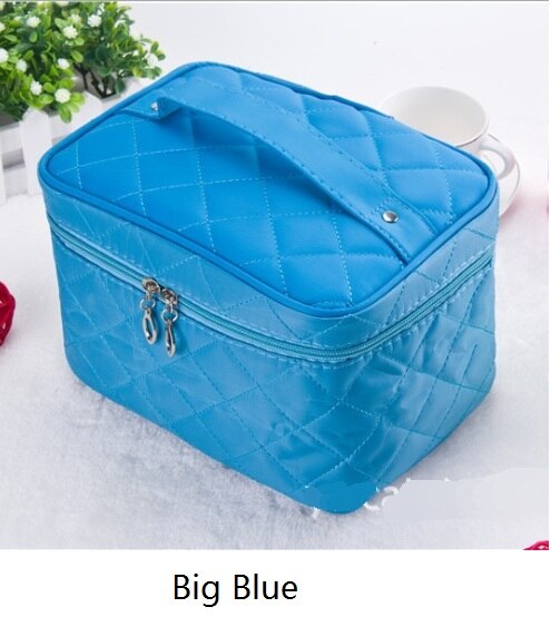 Cosmetic box 2020 female Quilted professional cosmetic bag women's large capacity storage handbag travel toiletry makeup bag ML1