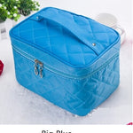 Cosmetic box 2020 female Quilted professional cosmetic bag women's large capacity storage handbag travel toiletry makeup bag ML1