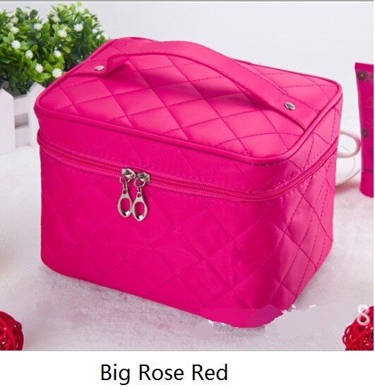 Cosmetic box 2020 female Quilted professional cosmetic bag women's large capacity storage handbag travel toiletry makeup bag ML1