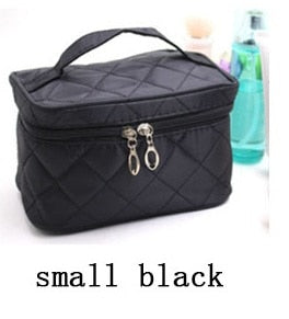 Cosmetic box 2020 female Quilted professional cosmetic bag women's large capacity storage handbag travel toiletry makeup bag ML1