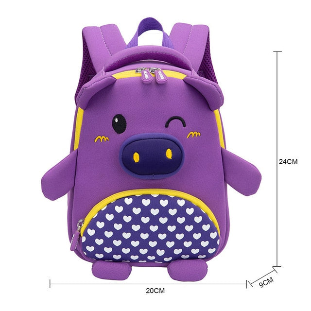 GREATOP 2020New 3D Children School Bags for Girls Boy Children Backpacks Kindergarten Cartoon Animal Toddle Kids Backpack
