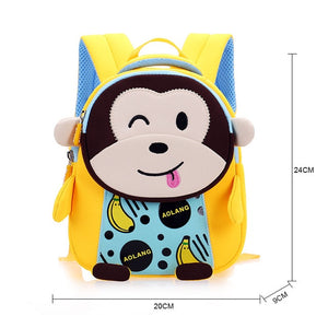 GREATOP 2020New 3D Children School Bags for Girls Boy Children Backpacks Kindergarten Cartoon Animal Toddle Kids Backpack
