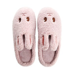 Winter Warm Home Women Fur Slippers Cute Fox Unicorn Bear Animals Indoor Cartoon Ladies Slippers Soft Memory Foam Couples Shoes