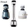 Zhang Ji Kitchen Faucet Aerator 360 Degree Rotatable Bubbler Filter Water Saving Shower Head Nozzle Flexible Tap Connector