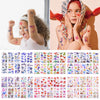 10 Sheets /Set Children Cute Cartoon Animal Temporary Tattoo Stickers Baby Shower Kids Body Makeup Sticker Tattoos