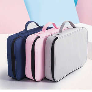 Waterproof Passport Document Bag Travel Organizer Papers Storage Pouch Credential Bag Diploma Storage File Pocket with Separator