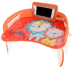 קריקטורה תינוק מושב לרכב מגש עגלה מזון מחזיק מים ילד שולחן שולחן ילדים נייד צלחת רב שימושית נשלף