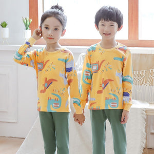 Kids Pajamas Sets Boys Girls 100% Cotton Night Suit Children Cartoon Sleepwear Pyjamas kids Cotton Nightwear 2-13Y Teens Clothes